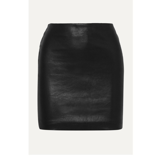The Row Leather Skirt - Picture 2 of 7